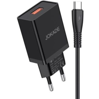 JB022 Caricabatterie USB type C ricarica rapida 5V/5A nero