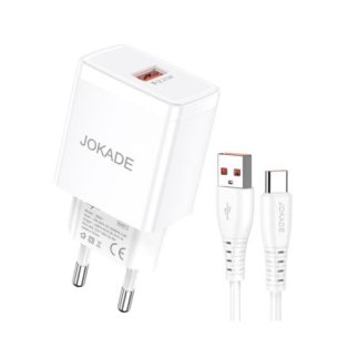 JB098 Caricabatterie e cavo sincronizzazione USB Type-c 22.5W bianco