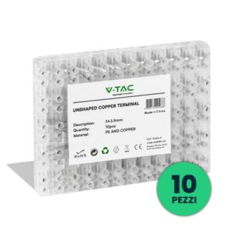 Morsettiera per Cavo Elettrico 3A 2,5mm Colore Bianco