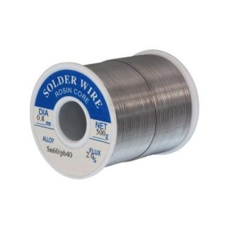 Stagno per saldatura Sn60/Pb40, flux 2% , 1,0mm/100gr
