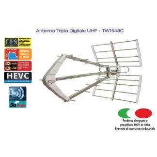 Antenna Tripla LTE sistema brevettato CFS 21-48 5G