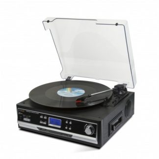 Giradischi TX22 All-in-One Stereo | Vinile, Cassette, Bluetooth, USB, SD, AUX-IN