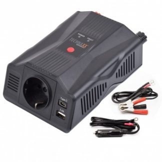 Inverter soft start 300W-600W picco, 1xUSB-A e 1xUSB-C